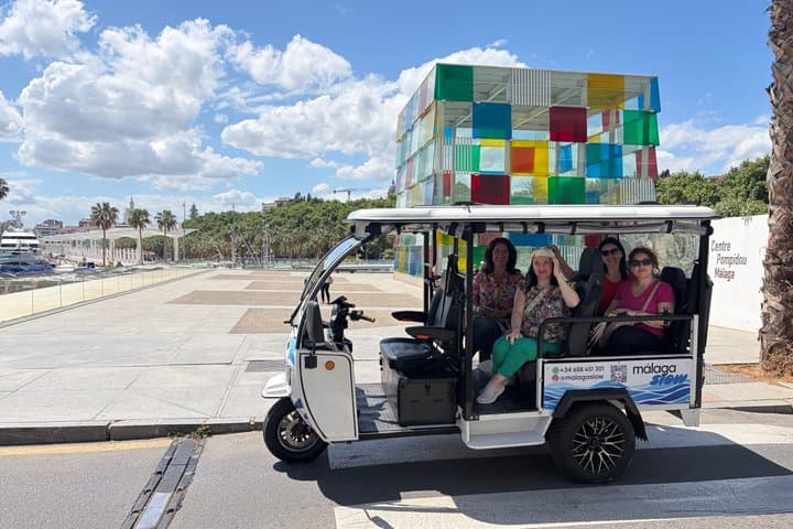 Private Electric Tuk Tuk Tour of Malaga's Coastal Gems
