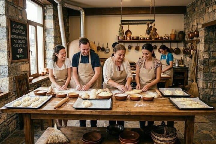 Adjarian Khachapuri Class in Valencia with a Georgian Host
