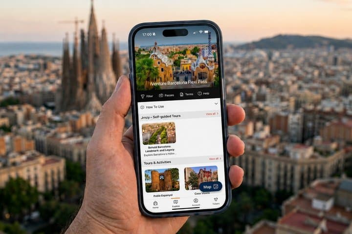 Barcelona Attractions Pass with Hop On Hop Off Bus