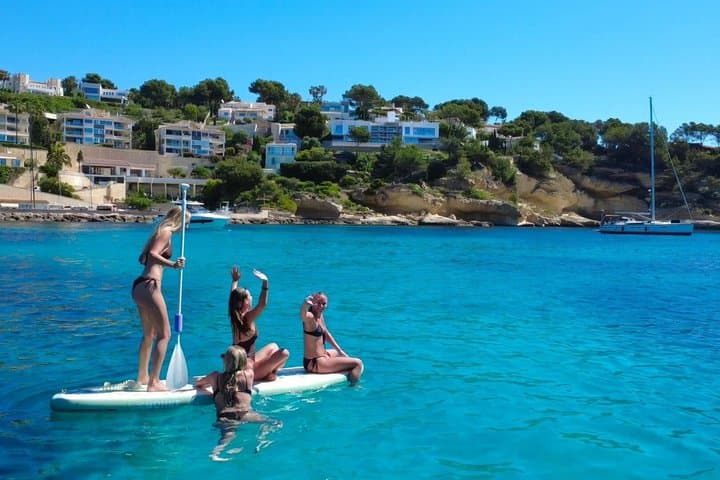PRIVATE Luxury Boat I Palma Mallorca I 4 hours I SUP & Snorkel