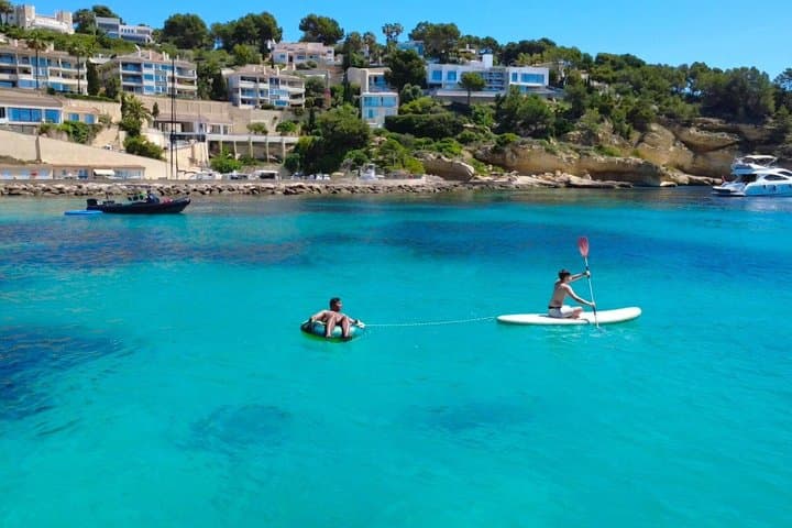 PRIVATE Luxury Boat I Palma Mallorca I 4 hours I SUP & Snorkel