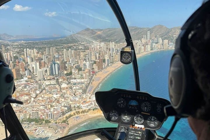 Alicante Helicopter flight on the Costa Blanca