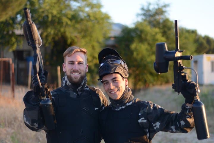 The Battle of Paint Ball Adventure in Madrid