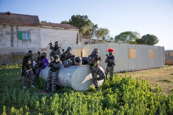 The Battle of Paint Ball Adventure in Madrid