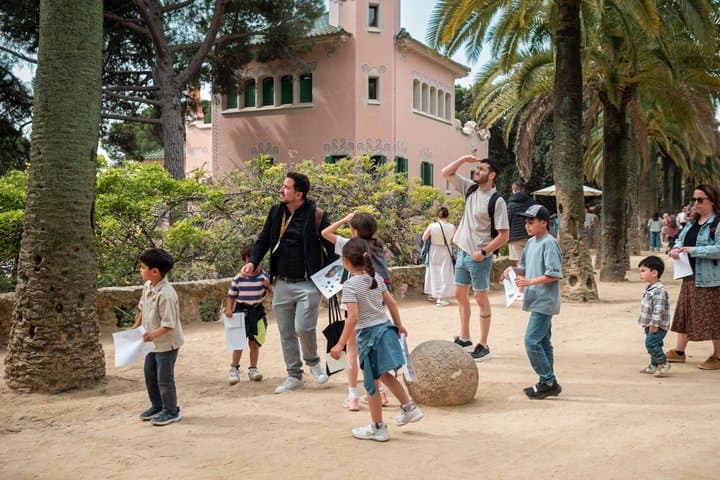 Park Guell Small Group Tour for Kids & Families in Barcelona