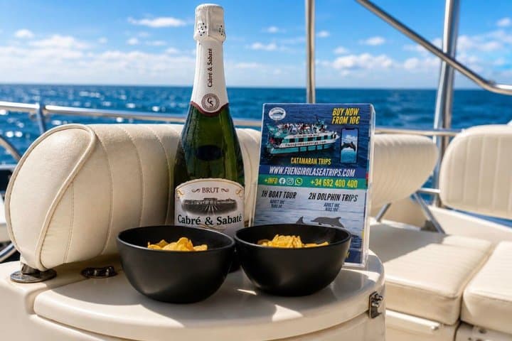 Sunset on Luxury Yacht Includes a Drink