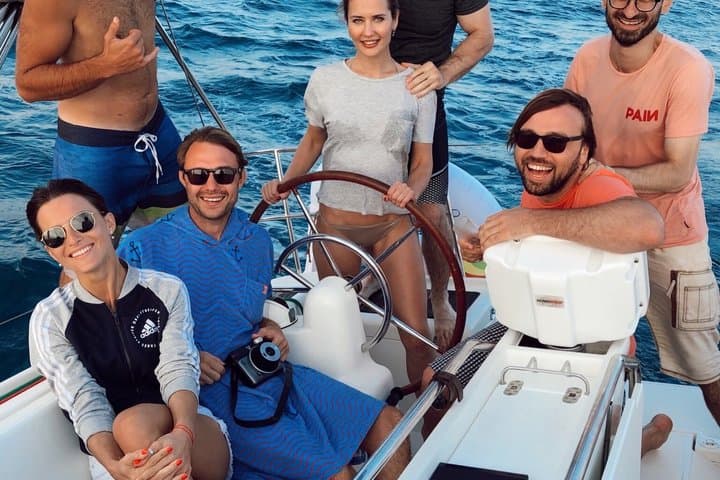 Barcelona Day & Sunset Sailing: Open Bar, Local Tapas & Swim