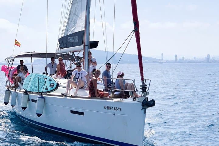 Barcelona Private Sailing Day & Sunset with Open Bar & Snacks