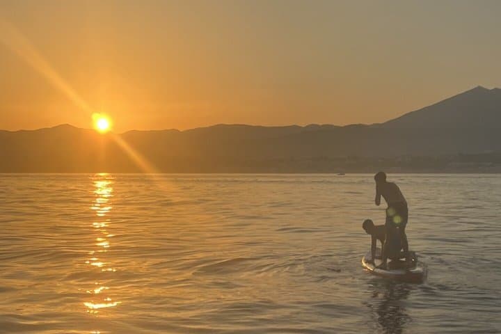 Marbella Sunset From Sailboat Dolphins with Drinks Snack Elan com