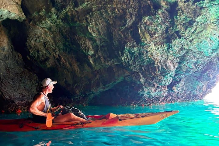 Kayaking Adventure: Sea Caves, Virgin Coves and Snorkeling