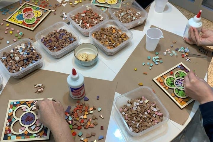Flor de Barcelona Trencadís Mosaic Workshop next to Park Güell