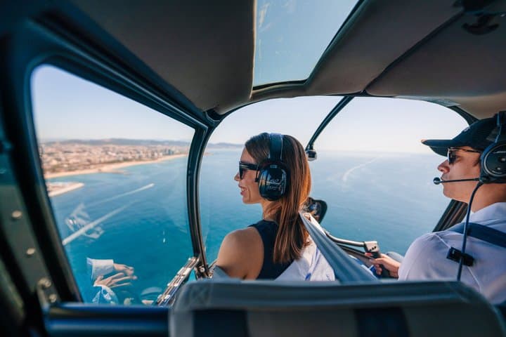 Barcelona Helicopter Flight, Winery Tour & Optional Sailing Trip