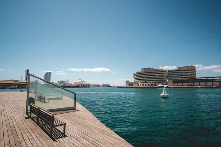 Maritime Barcelona Walking Private Tour with Boat Ride