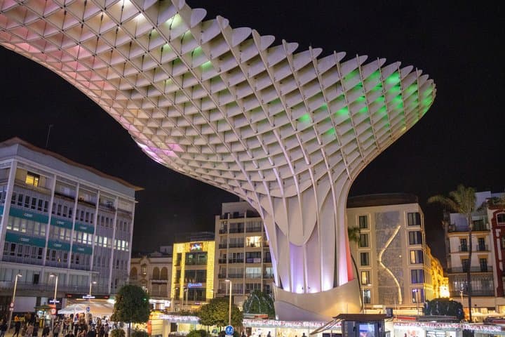 Seville Night Tour with Plaza de España