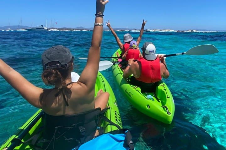 Self Guided Kayak Adventure to Espalmador Island from Illetas
