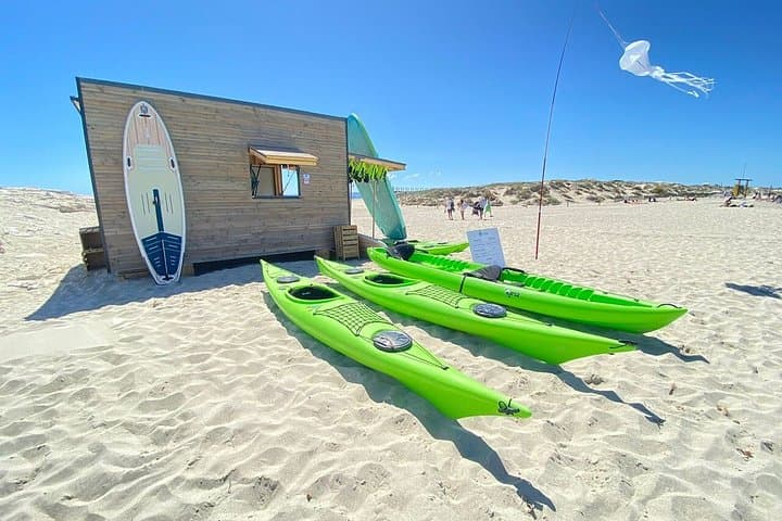 Self Guided Kayak Adventure to Espalmador Island from Illetas