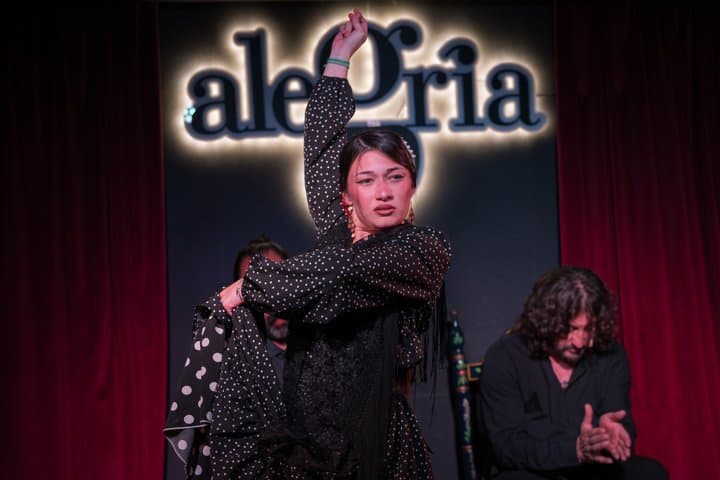 Authentic flamenco show. Alegria and gastronomy Malaga