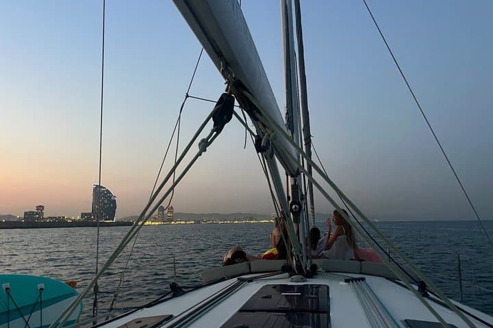 Barcelona Private Sailboat Tour with Local Drinks & Snacks