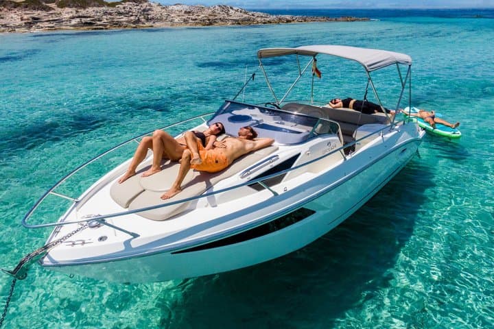 Private Boat Rental 10 People 8 Hours Ibiza-Formentera