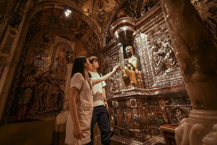 Montserrat Exclusive Sacristy Entry & Direct Access Black Madonna