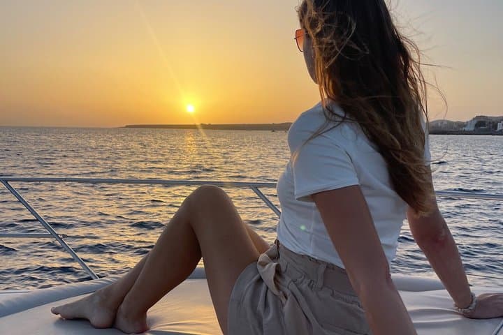 Tenerife Sunset Private Cruise Whale Watching and Swim Stop
