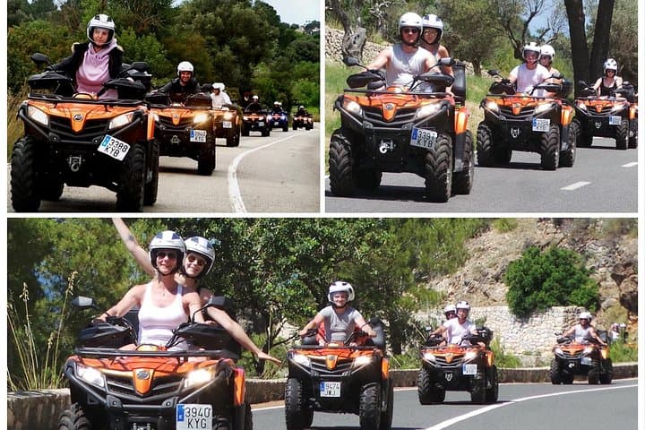 Quad day tour Mallorca approx. 7 hours incl. swimming stop / passenger FREE