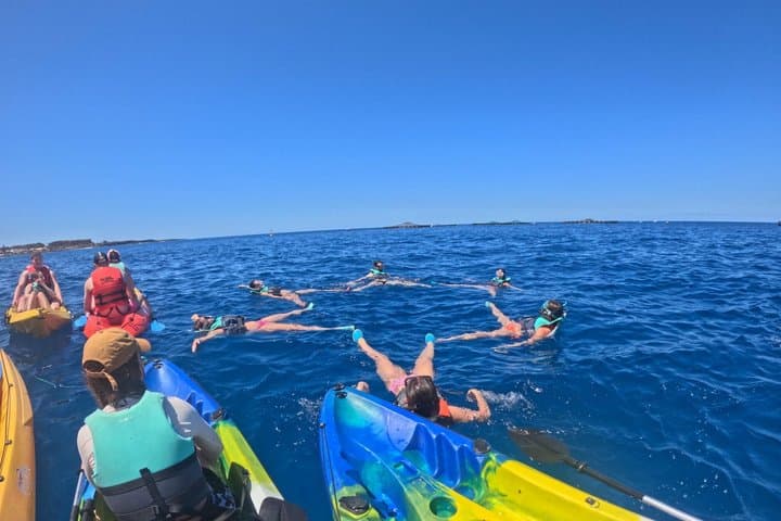 Kayak & snorkel in Los Cristianos