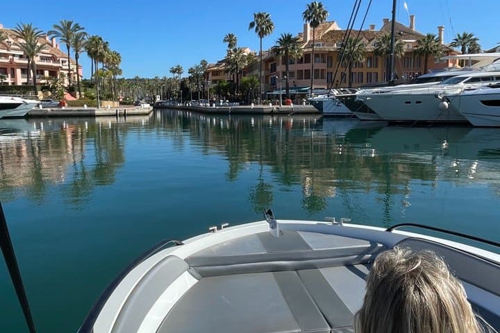 Private Boat Tour to Sotogrande from La Duquesa with Bathroom