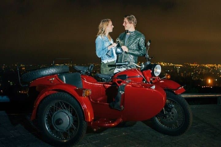 Sunset & Night Tour of Barcelona by Sidecar Motorcycle