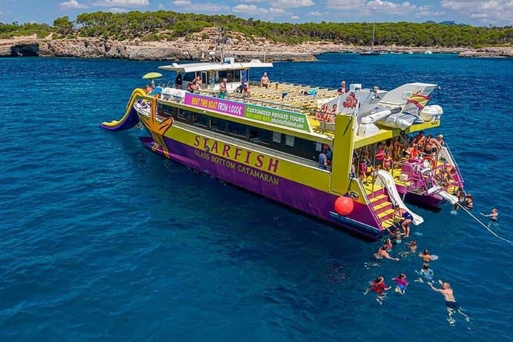 Catamaran tour and visit to Cala Figuera