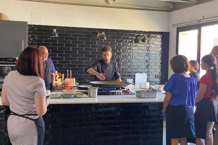 Madrid: Paella Sangria and Churro Making Class in the City Center