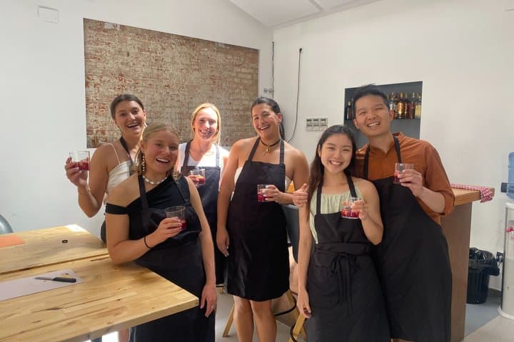 Madrid: Paella Sangria and Churro Making Class in the City Center