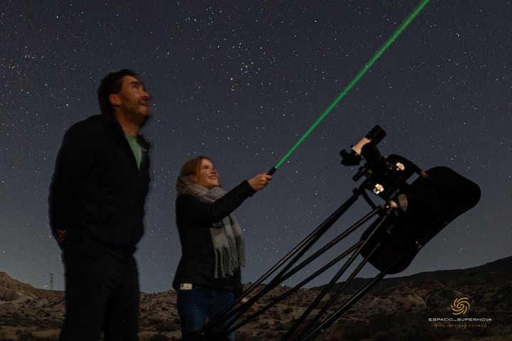 Watch the cosmos DE from the coast of Menorca