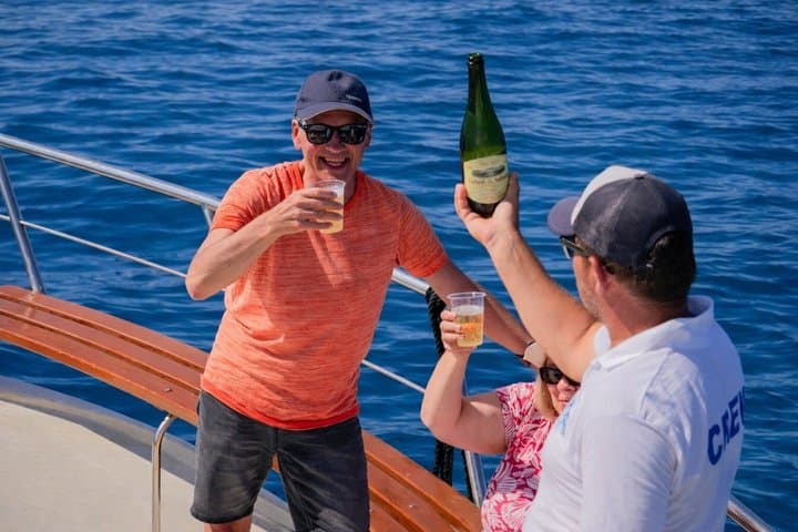Discover Whales in Tenerife: Shared Yacht Tour, Swim & Lunch