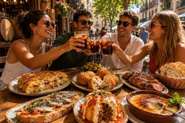 Gràcia Barcelona Tapas and Wine Tour Full Meal