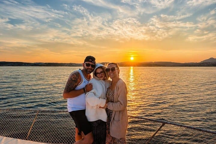 Dolphin Searching Sunset Cruise with Bottle of Cava & Snacks