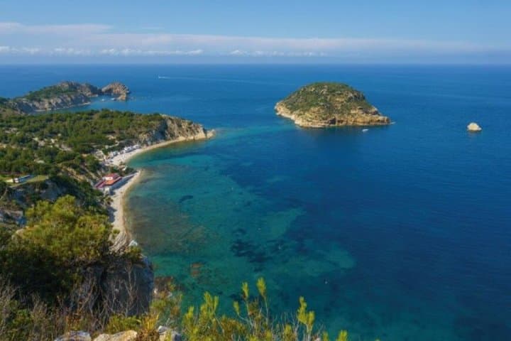 A day on catamaran Portitxol Island with food and bath from Denia