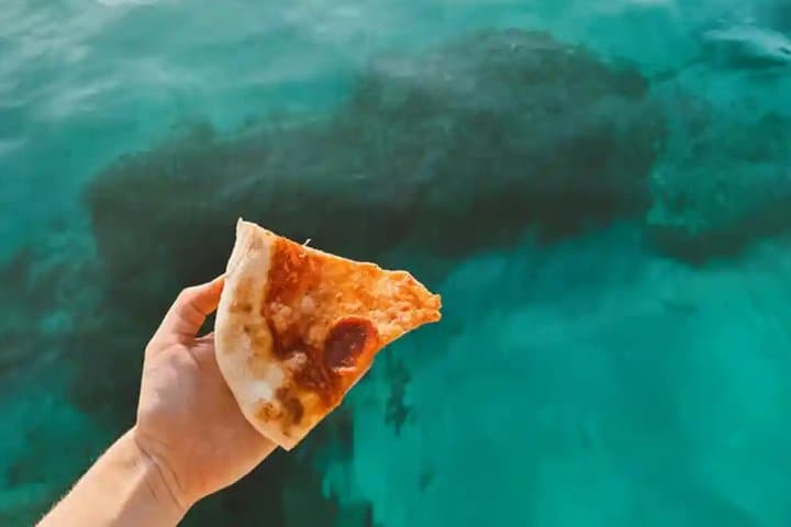 Sunset Boat Tour on the Andratx Coast + Pizza+ Snorkeling