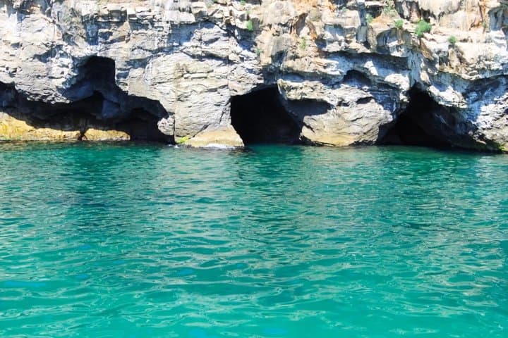 Visit to Palma marine reserve cliff caves and snorkeling