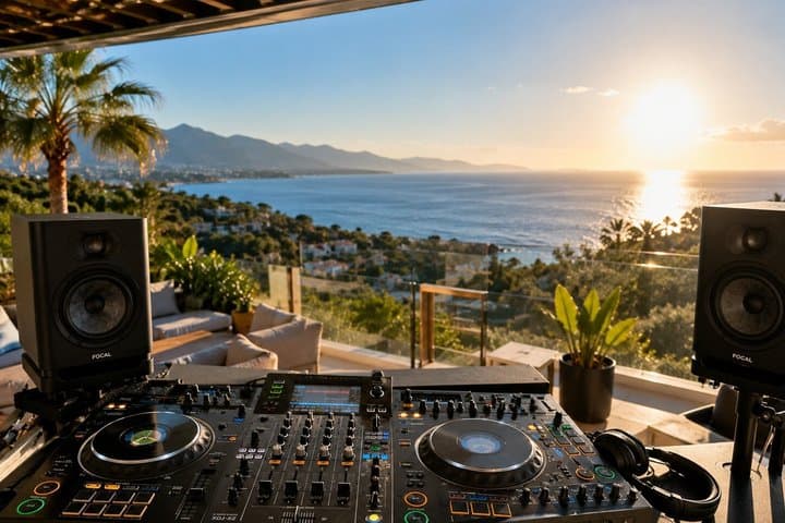 Ibiza 4h Sunset DJ Courtyard & Café del Mar Party
