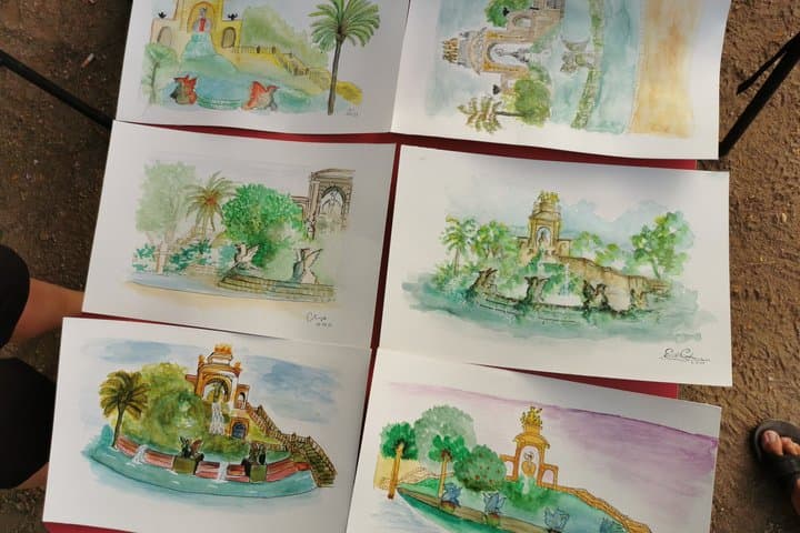 Sketching & watercolor workshop in the park