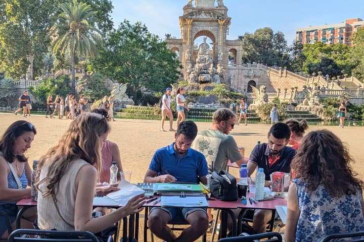 Sketching & watercolor workshop in the park
