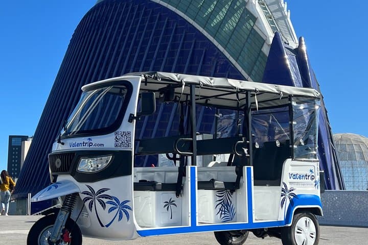 Valencia for Cruisers Tour in Tuk Tuk 2 Hours