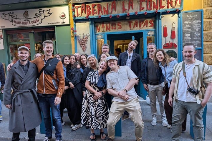 Tasty Tapas & Drinks Tour with a Rooftop Included