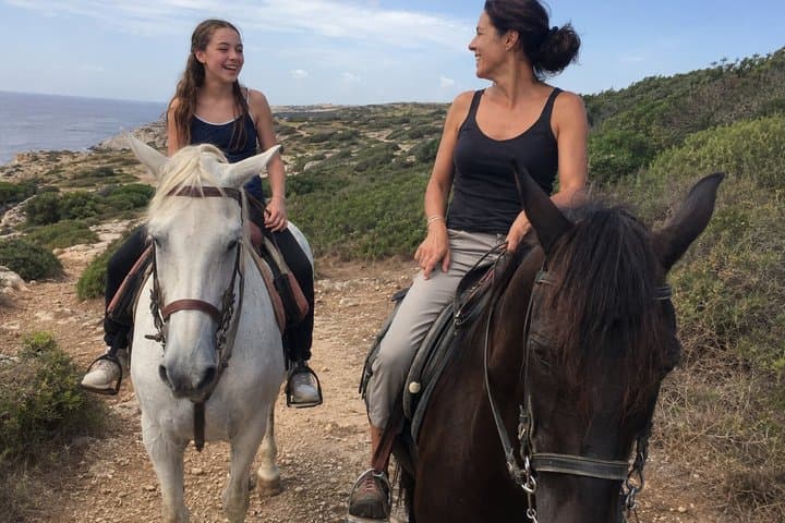 Menorca: Horseback Ride to Cala Mitjana with Coastal Views