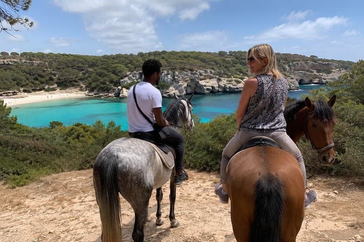 Menorca: Horseback Ride to Cala Mitjana with Coastal Views