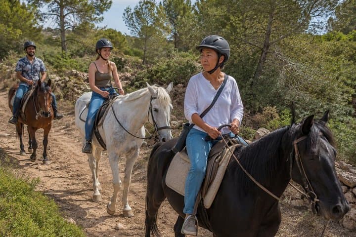 Menorca: Horseback Ride to Cala Mitjana with Coastal Views