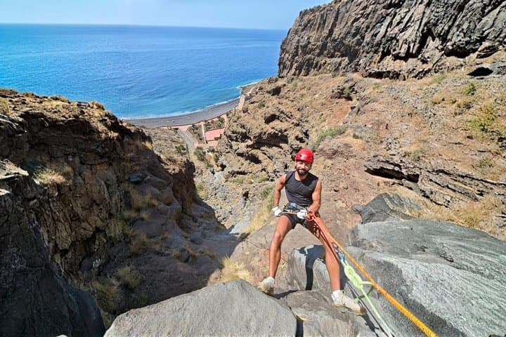 Abseiling Adventure in Volcanic Ravine in Tenerife for Beginners