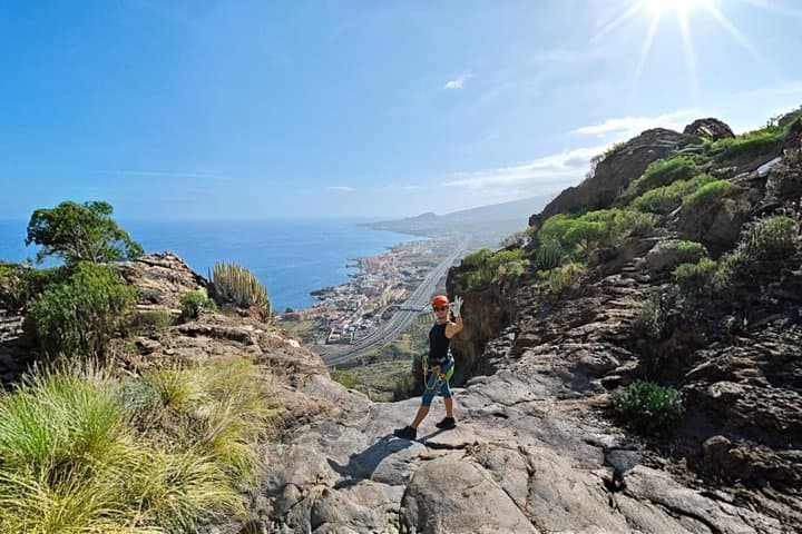 Abseiling Adventure in Volcanic Ravine in Tenerife for Beginners