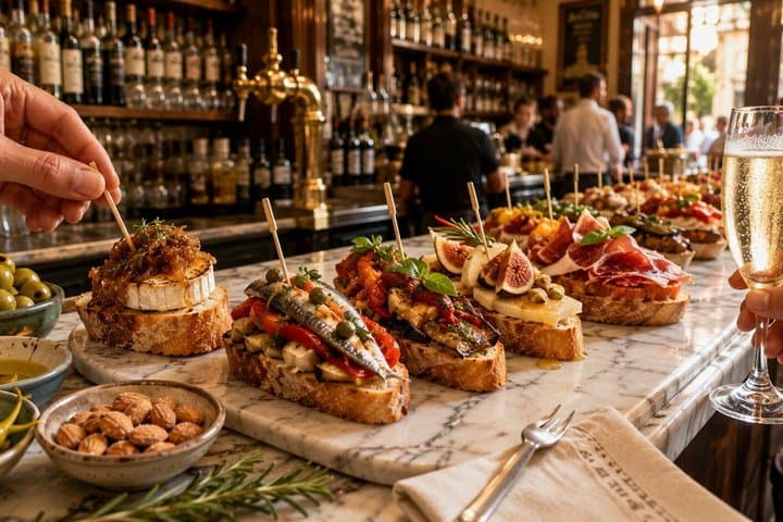 Private Barcelona Food Tour Tapas, Vermouth and Dessert